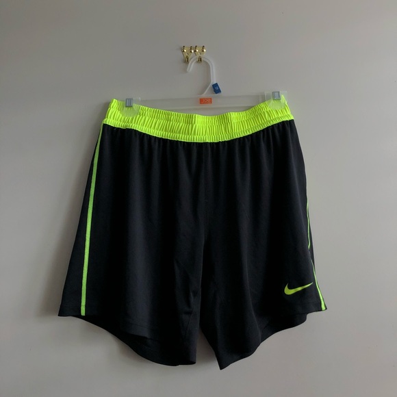 neon green nike dri-fit shorts - Picture 1 of 5
